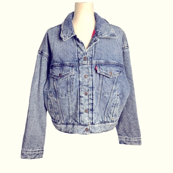 Levi’s Padded Trucker Denim Jacket Size XL - Picture 2 of 14